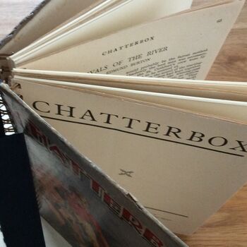'Chatterbox Annual ' Upcycled Notebook, 2 of 4