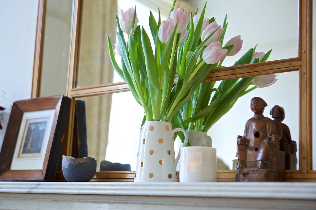 Porcelain Menorah Tea Light By Luna Lighting