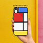 Personalised Mondrian iPhone Case, thumbnail 1 of 5