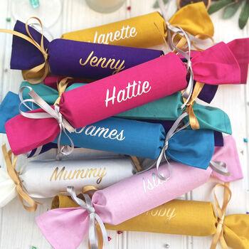 Personalised Reusable Fabric Christmas Crackers, 11 of 12