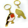 Robin In Memory Keyring, Personalised Robin Keyring, thumbnail 6 of 6