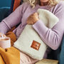 Personalised Sheepskin Hot Water Bottle Cover, thumbnail 1 of 12