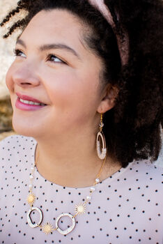 `Rebecca' Sustainable Hoop Earrings, 8 of 12