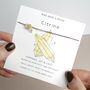 Citrine Wish String Crystal Bracelet / Worry Anxiety, thumbnail 1 of 5