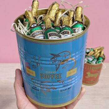 Fish And Champagne Chocolates In Retro Tins, 3 of 5