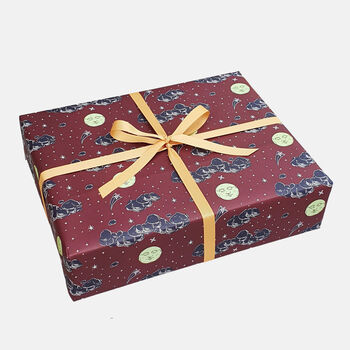 Luxury Silent Night Christmas Wrapping Paper, 2 of 2