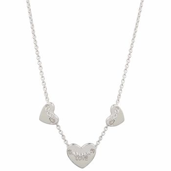 Sterling Silver Heart Necklace, 2 of 4