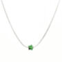 Green Aventurine Star Silver Or Gold Necklace, thumbnail 1 of 5