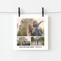 Personalised Three Photo And Message Birthday Card, thumbnail 1 of 4