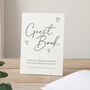 Scattered Hearts Personalised Surname Wedding Guest Book, thumbnail 3 of 3