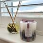 Glass Botanical Reed Diffuser, Rose Or Lavender Scents, thumbnail 8 of 9