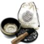 Artisan Tibetan Singing Bowl Gift Set, thumbnail 9 of 9