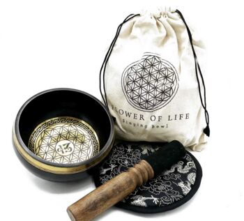 Artisan Tibetan Singing Bowl Gift Set, 9 of 9