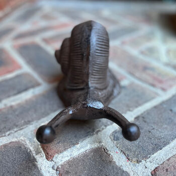 Shelley Snail Cast Iron Boot Jack, 4 of 4