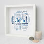 Personalised 65th Birthday Word Art Gift For Him, thumbnail 5 of 11