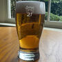 21st Birthday Bow Tie Beer Glass, thumbnail 7 of 8