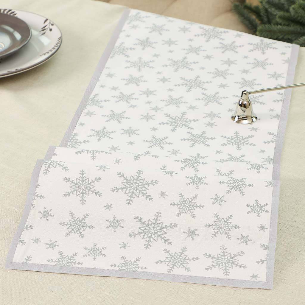 Nordic Grey Christmas Table Runner Decoration, 1 of 3