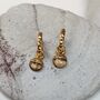 The Orb Citrine November Birthstone Earrings, Gold, thumbnail 1 of 5