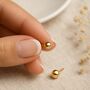 9ct Gold Micro Ball Stud Earrings – 4mm, thumbnail 1 of 9