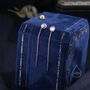 Sterling Silver Moonstone Dot Threader Earrings, thumbnail 5 of 9