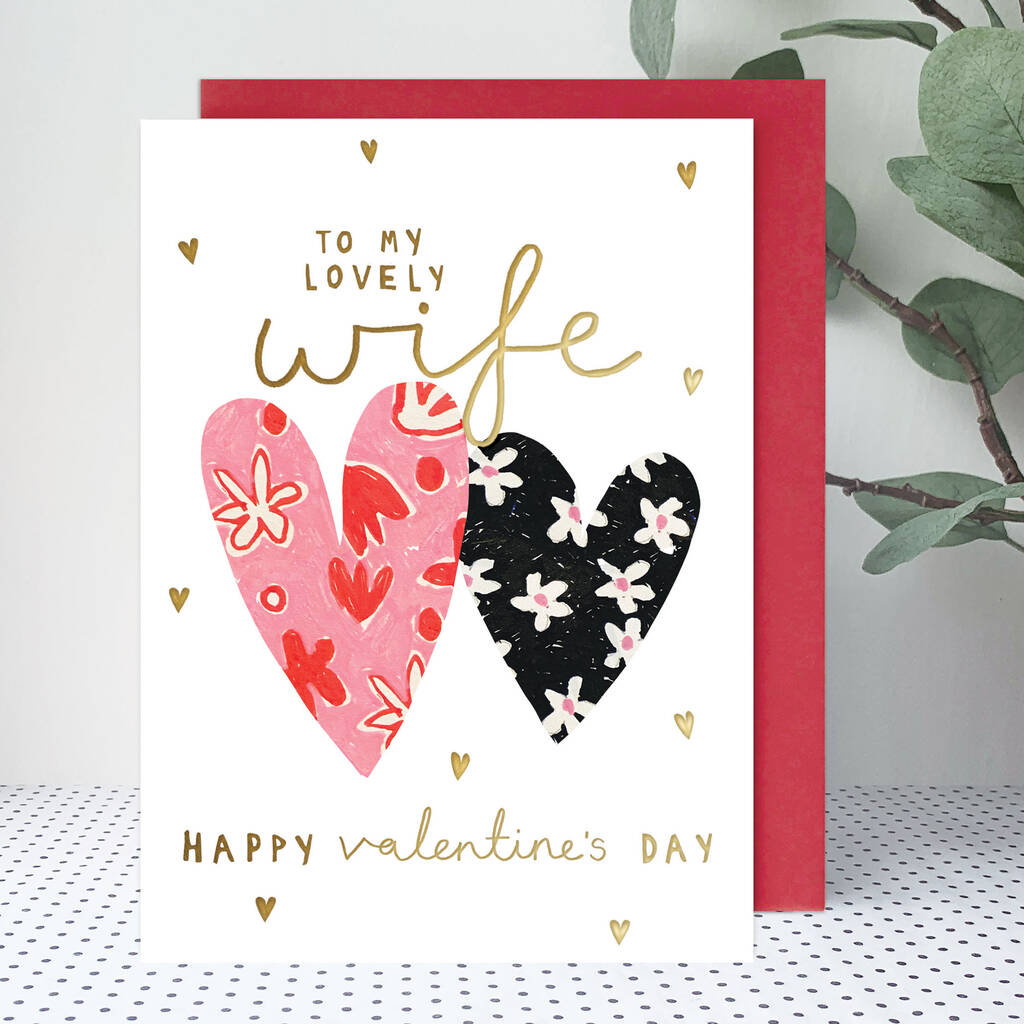 Valentine Wife Hearts By Stop The Clock Design