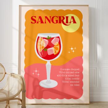 Sangria Cocktail Print, 4 of 4