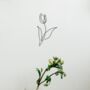 Tulip Minimalist Wire Wall Art, thumbnail 5 of 5
