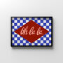 Oh La La Print, Landscape Wall Art, thumbnail 3 of 10