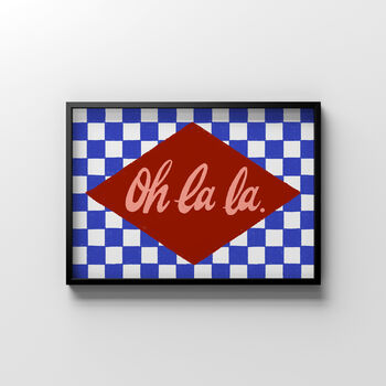 Oh La La Print, Landscape Wall Art, 3 of 10