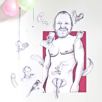 Personalised Pin The Willy Hen Do Game, 5 of 5