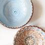 Handmade Blue Spiral Bowl, thumbnail 5 of 12