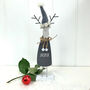 Personalised Wooden Reindeer Decoration, thumbnail 1 of 3