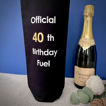 Official Birthday Fuel Cotton Bottle Bag, 3 of 3