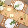 Brown Leaf Bamboo Table Runner, thumbnail 9 of 9