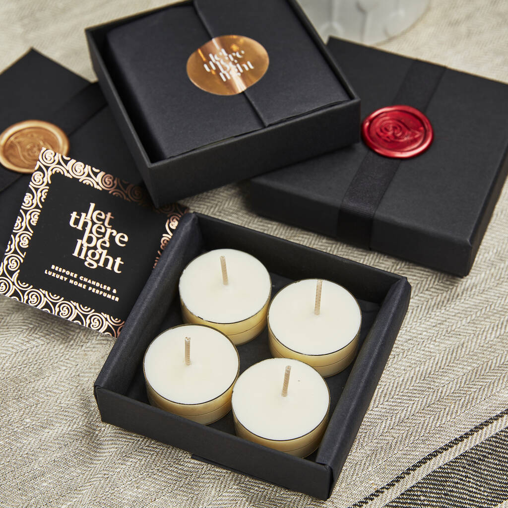 Tealight Fragrant Candles Gift Set Eco Range By LFHP EcoFriendly Gifts