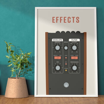 Moogerfooger Effects Print | Guitar Music Poster, 8 of 8