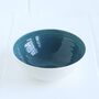 Handmade Colourful Porcelain Pasta Bowl, thumbnail 10 of 12