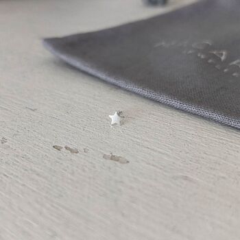 Sterling Silver Star Nose Stud, 4 of 8