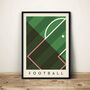 Football Minimalist Sports Poster, thumbnail 3 of 4