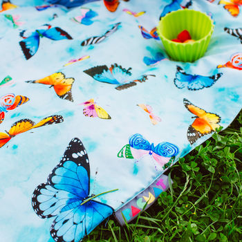 Butterflies Pacmat Picnic Blanket, 4 of 5