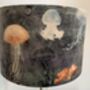 Velvet Jellyfish Sea Life Drum Lampshade, thumbnail 1 of 3