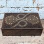 Girlfriend Gift; Wooden Floral Inlaid Gift Box, thumbnail 3 of 7