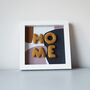 Box Frame 'HOME' And Abstract Print, thumbnail 4 of 6