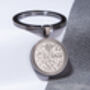 1961 65th Birthday Sixpence Coin Keyring Gift, thumbnail 4 of 5
