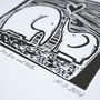 Personalised Elephant Print, thumbnail 5 of 6