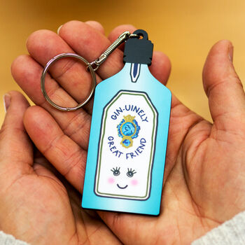 Gin Keyring For Friend, 4 of 4