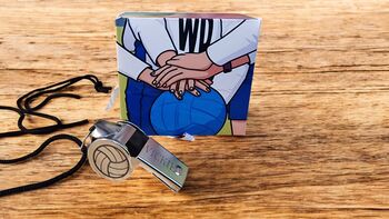 Personalised Sports Whistle – Custom Engraving And Gift Box Netball, Basketball, Any Sport, 8 of 9