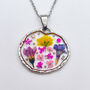 Real Lavender Flowers Pendant Necklace Silver Or Gold, thumbnail 2 of 10