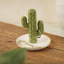 The Potting Shed Cactus Ring Holder Trinket Dish In Gift Box | Home Decor | Jewellery Holder, thumbnail 1 of 7