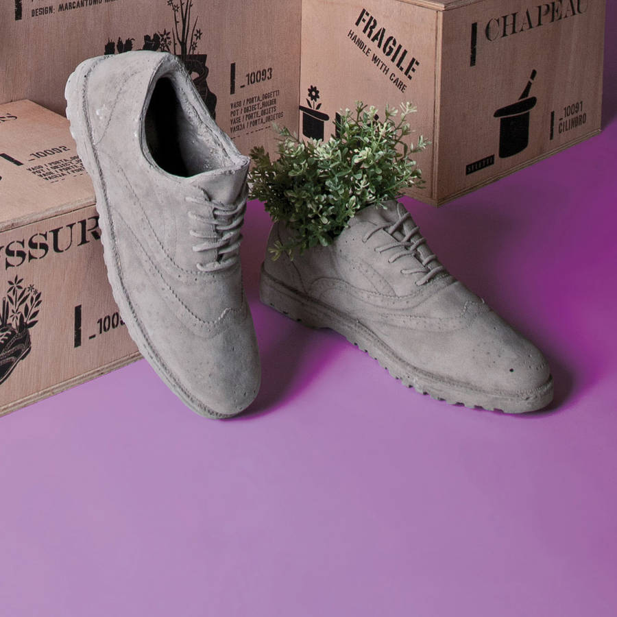 Concrete Shoes By Out There Interiors | notonthehighstreet.com